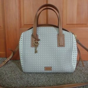 Heart Printed Fossil Purse